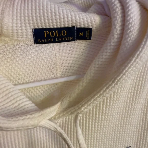 Polo Ralph Lauren waffle knit thermal hoodie - Picture 3 of 4